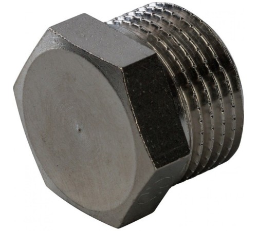 Заглушка НР 3/8" никелированная Stout