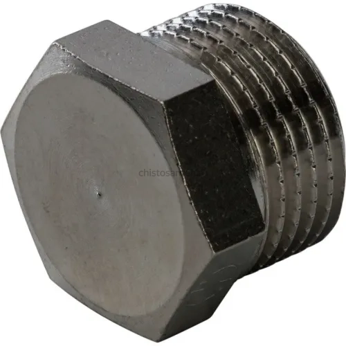 Заглушка НР 3/8" никелированная Stout