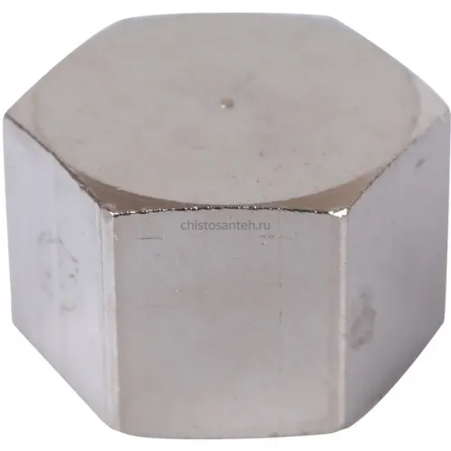 Заглушка ВР 1/4" никелированная Stout