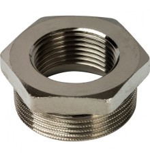 Футорка 1 1/2"x1", никелированная Stout