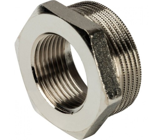 Футорка 1 1/2"x1", никелированная Stout