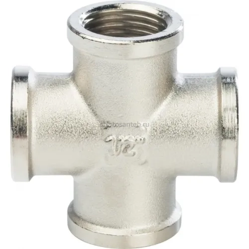 Крестовина ВВ 1/2" никелированная Stout