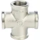 Крестовина ВВ 1/2" никелированная Stout