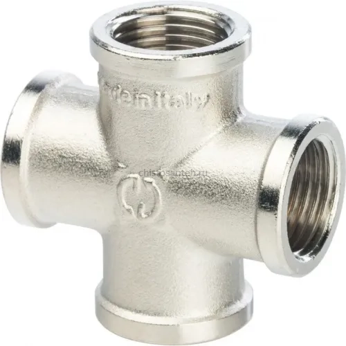Крестовина ВВ 1/2" никелированная Stout