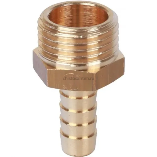 Штуцер НР 1/2"x10 мм Stout