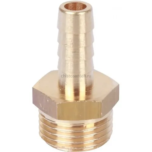 Штуцер НР 1/2"x10 мм Stout