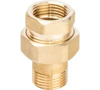 Разъемное соединение 1/2" американка ВН, уплотнение под гайкой по плоскости Stout