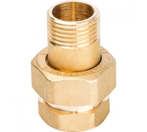 Разъемное соединение 1/2" американка ВН, уплотнение под гайкой по плоскости Stout