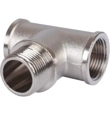 Тройник ВНВ 3/4"x3/4"x3/4", никелированный Stout