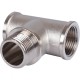 Тройник ВНВ 3/4"x3/4"x3/4", никелированный Stout