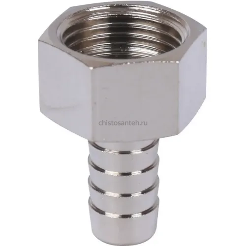 Штуцер ВР 1/2"x12, никелированный Stout