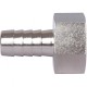 Штуцер ВР 1/2"x12, никелированный Stout