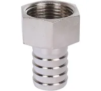Штуцер ВР 3/4"x20, никелированный Stout