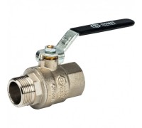 Кран шаровой полнопроходной ВР/НР 3/4", ручка рычаг Stout