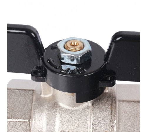 Кран шаровой стандартнопроходной ВР/ВР 1", ручка бабочка Stout