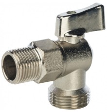 Кран шаровой угловой 1/2"x3/4" для стиральной машины Stout