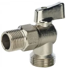 Кран шаровой угловой 1/2"x3/4" для стиральной машины Stout