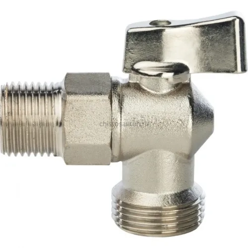 Кран шаровой угловой 1/2"x3/4" для стиральной машины Stout