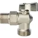 Кран шаровой угловой 1/2"x3/4" для стиральной машины Stout