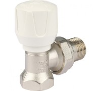 Клапан ручной с закрытием затвора "металл по металлу" 1/2", угловой Stout