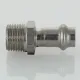 Пресс-муфта с наружной резьбой 22 мм х 3/4"  из нержавеющей стали VTi.901.I.002205 VALTEC (ВАЛТЕК)