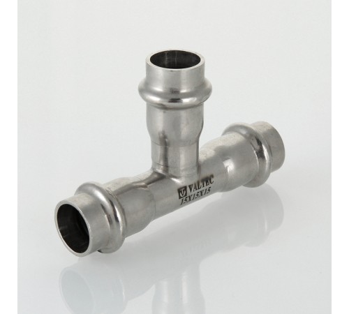 Пресс-тройник 35 х 15 х 35 мм из нержавеющей стали VTi.931.I.351535 VALTEC (ВАЛТЕК)