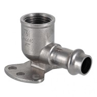 Пресс-водорозетка 12 мм х 1/2"  из нержавеющей стали VTi.954.I.001204 VALTEC (ВАЛТЕК)