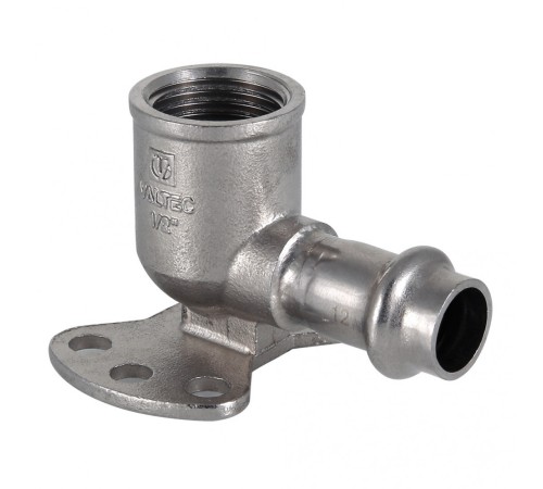 Пресс-водорозетка 12 мм х 1/2"  из нержавеющей стали VTi.954.I.001204 VALTEC (ВАЛТЕК)