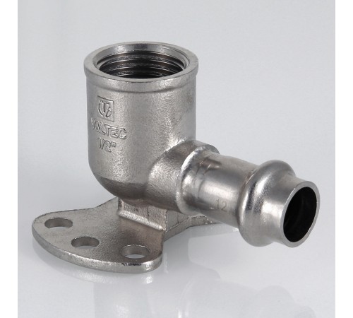 Пресс-водорозетка 12 мм х 1/2"  из нержавеющей стали VTi.954.I.001204 VALTEC (ВАЛТЕК)