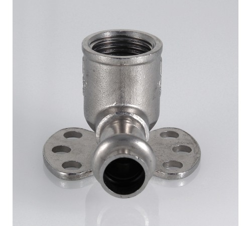 Пресс-водорозетка 12 мм х 1/2"  из нержавеющей стали VTi.954.I.001204 VALTEC (ВАЛТЕК)