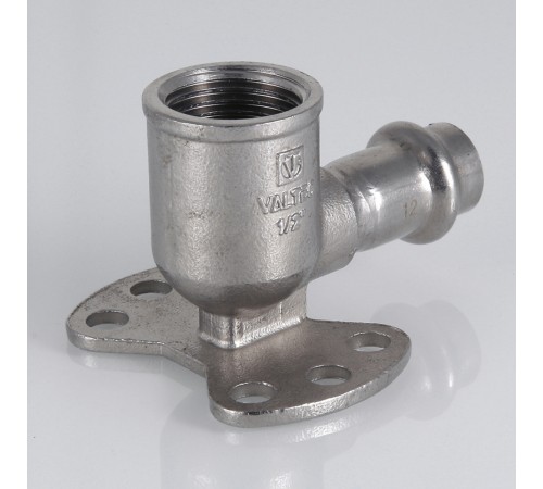 Пресс-водорозетка 12 мм х 1/2"  из нержавеющей стали VTi.954.I.001204 VALTEC (ВАЛТЕК)
