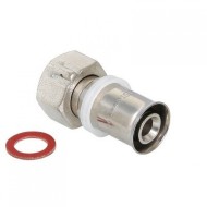 Соединитель пресс с накидной гайкой 16х1/2" Valtec