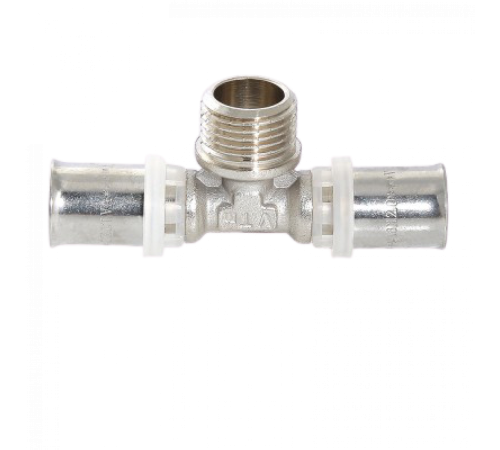 Тройник пресс с наружной резьбой 20х3/4"х20 Valtec