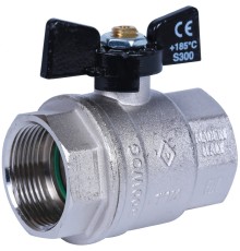 Кран шаровый ВВ бабочка 1 1/4" Bugatti