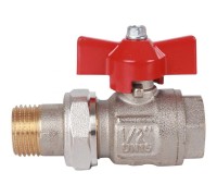 Кран шаровой с разъемным соединением (бабочка) 1/2 IDEAL Itap