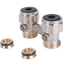 Узел нижнего подключения радиатора 3/4" НР x 3/4" НГ, прямой Multiflex F Oventrop