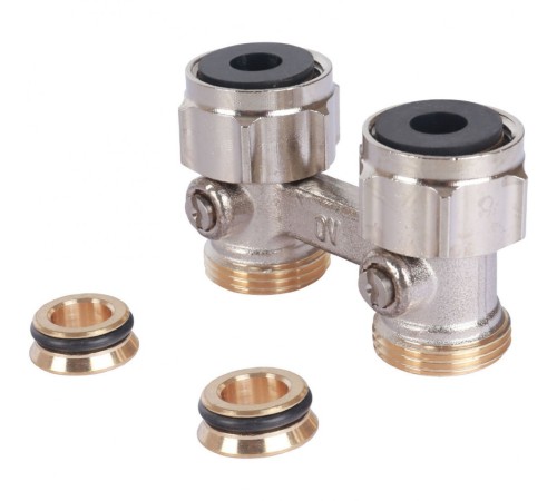 Узел нижнего подключения радиатора 3/4" НР x 3/4" НГ, прямой Multiflex F Oventrop Узел нижнего подключения радиатора 3/4" НР x 3/4" НГ, прямой Multiflex F Oventrop