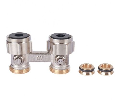Узел нижнего подключения радиатора 3/4" НР x 3/4" НГ, прямой Multiflex F Oventrop Узел нижнего подключения радиатора 3/4" НР x 3/4" НГ, прямой Multiflex F Oventrop