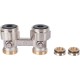 Узел нижнего подключения радиатора 3/4" НР x 3/4" НГ, прямой Multiflex F Oventrop