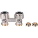Узел нижнего подключения радиатора 3/4" НР x 3/4" НГ, прямой Multiflex F Oventrop