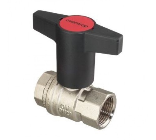 Кран шаровый 1 1/4" ВВ маховик пластмассовый Optibal Oventrop Кран шаровый 1 1/4" ВВ маховик пластмассовый Optibal Oventrop