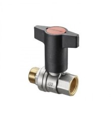 Кран шаровый 1 1/4" НВ маховик пластмассовый Optibal Oventrop