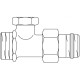 Вентиль на обратную подводку 1/2" x 3/4"НР, проходной Combi 2 Oventrop