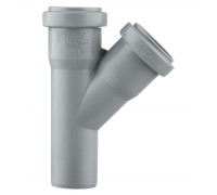 Тройник канализационный HTEA 40х40/45° Ostendorf