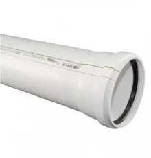 Труба канализационная Raupiano Plus 50/1000 мм REHAU (РЕХАУ - 11201341200)