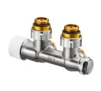 Присоединительная арматура 1/2" НГ x 3/4" НР, угловой Multiblock T Oventrop