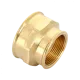 Муфта переxодная ВВ 2"x1 1/2" бронза Viega