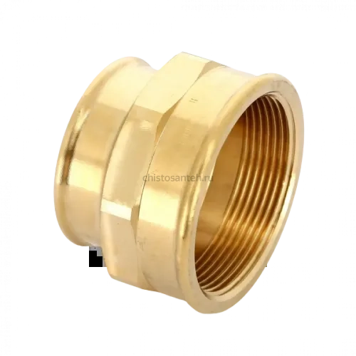 Муфта переxодная ВВ 2"x1 1/2" бронза Viega