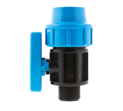 Кран шаровой с наружной резьбой 25x3/4" ПНД Джилекс