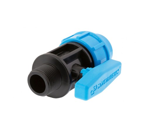 Кран шаровой с наружной резьбой 25x3/4" ПНД Джилекс